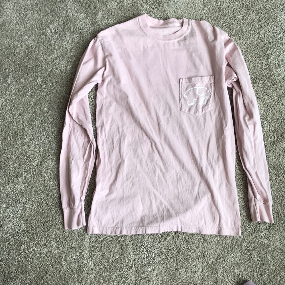 pink ivory ella long sleeve shirt